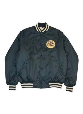 Vintage West Ark Fraternal Order of Police Satin Bomber Jacket
